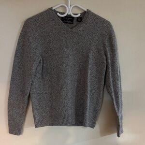 Black Brown 1826 Charcoal V-Neck Sweater